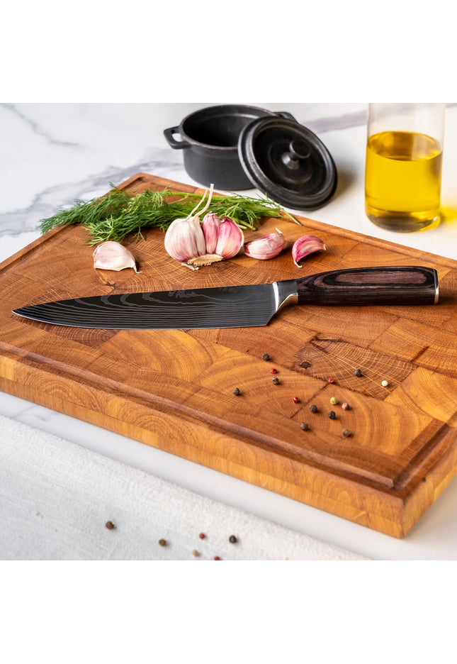 Stampa di qualità Damasco - Coltello da chef