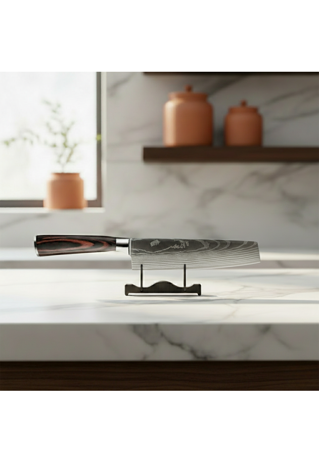 Checuro Kurokami™ Series - Coltello Nakiri